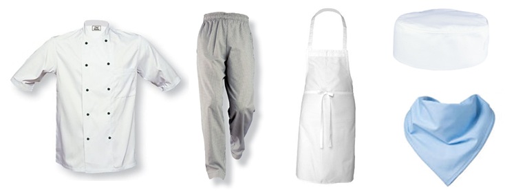 Bakery Pack Beanie, Neckerchief, Coat, Pants, Apron